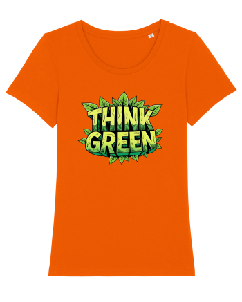THINK GREEN  5 Bright Orange