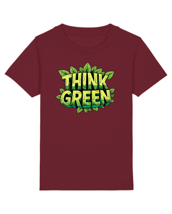 THINK GREEN  5 Burgundy