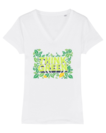 THINK GREEN 6 White