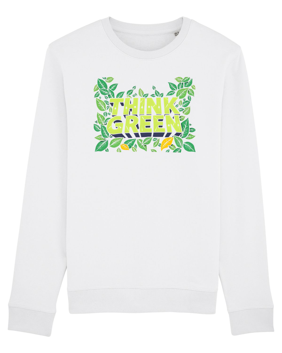 Bluză mânecă lungă Unisex Rise White