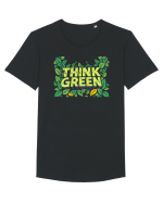THINK GREEN 6 Tricou mânecă scurtă guler larg Bărbat Skater