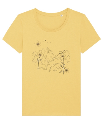 FLORAL GEOMETRIC PEISAJ MUNTE Jojoba