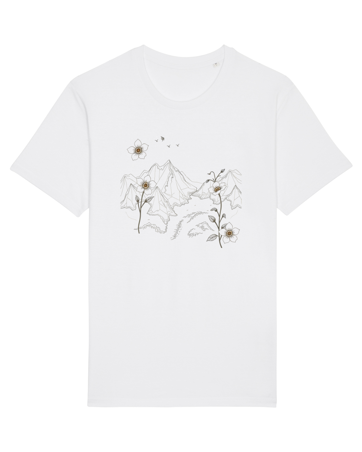 Tricou mânecă scurtă Unisex Rocker White