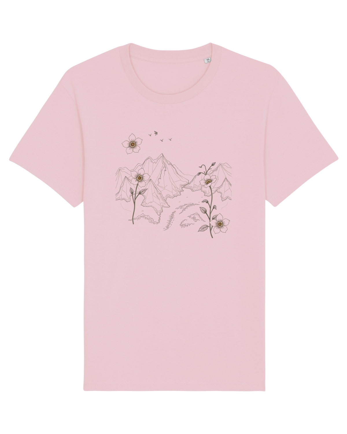 Tricou mânecă scurtă Unisex Rocker Cotton Pink