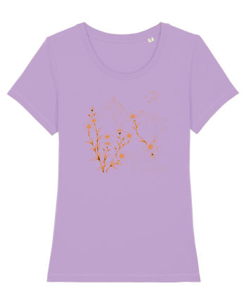 FLORAL GEOMETRIC PEISAJ MUNTE 2 Lavender Dawn