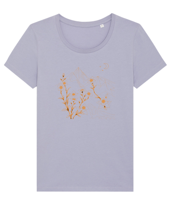 FLORAL GEOMETRIC PEISAJ MUNTE 2 Lavender