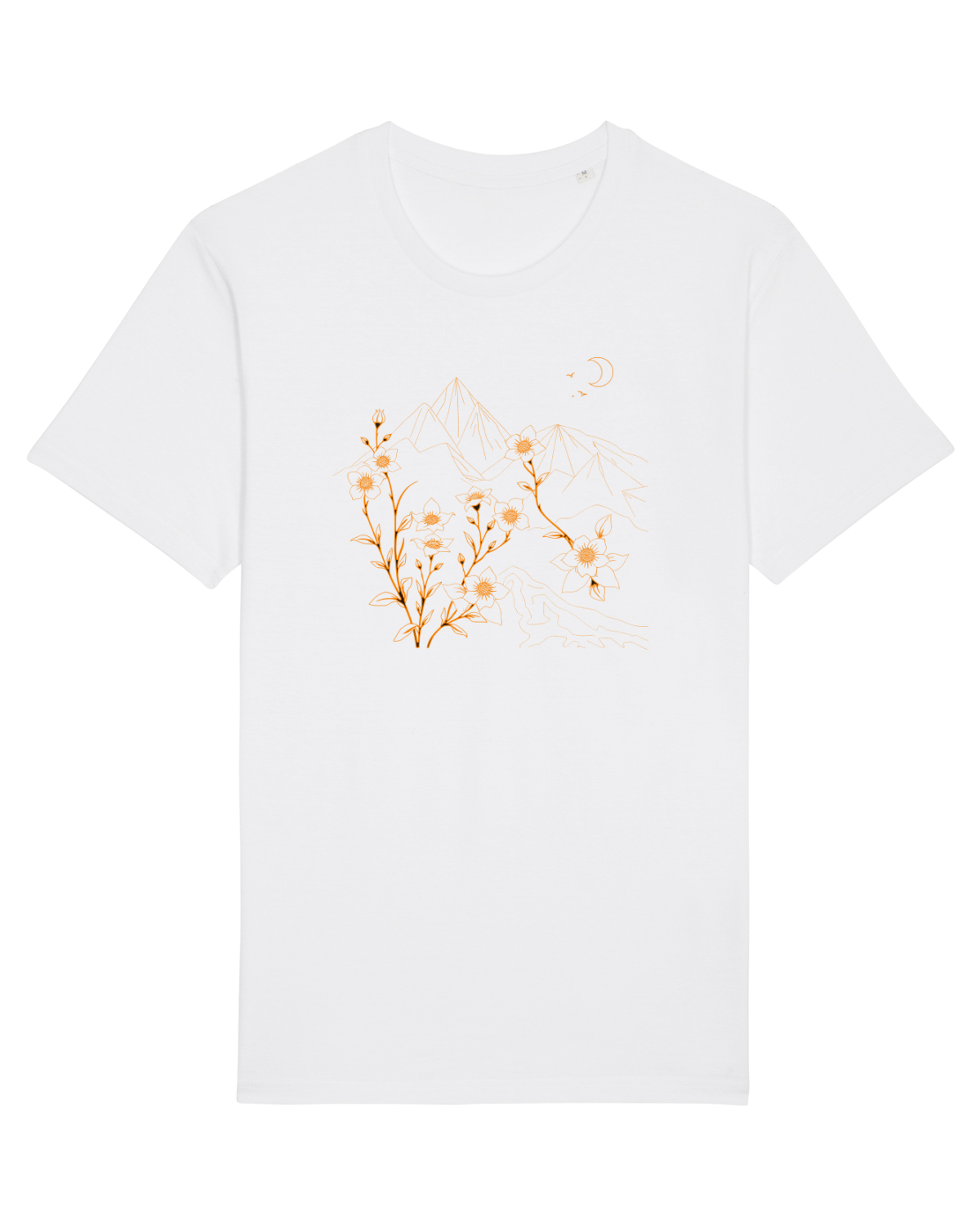 Tricou mânecă scurtă Unisex Rocker White