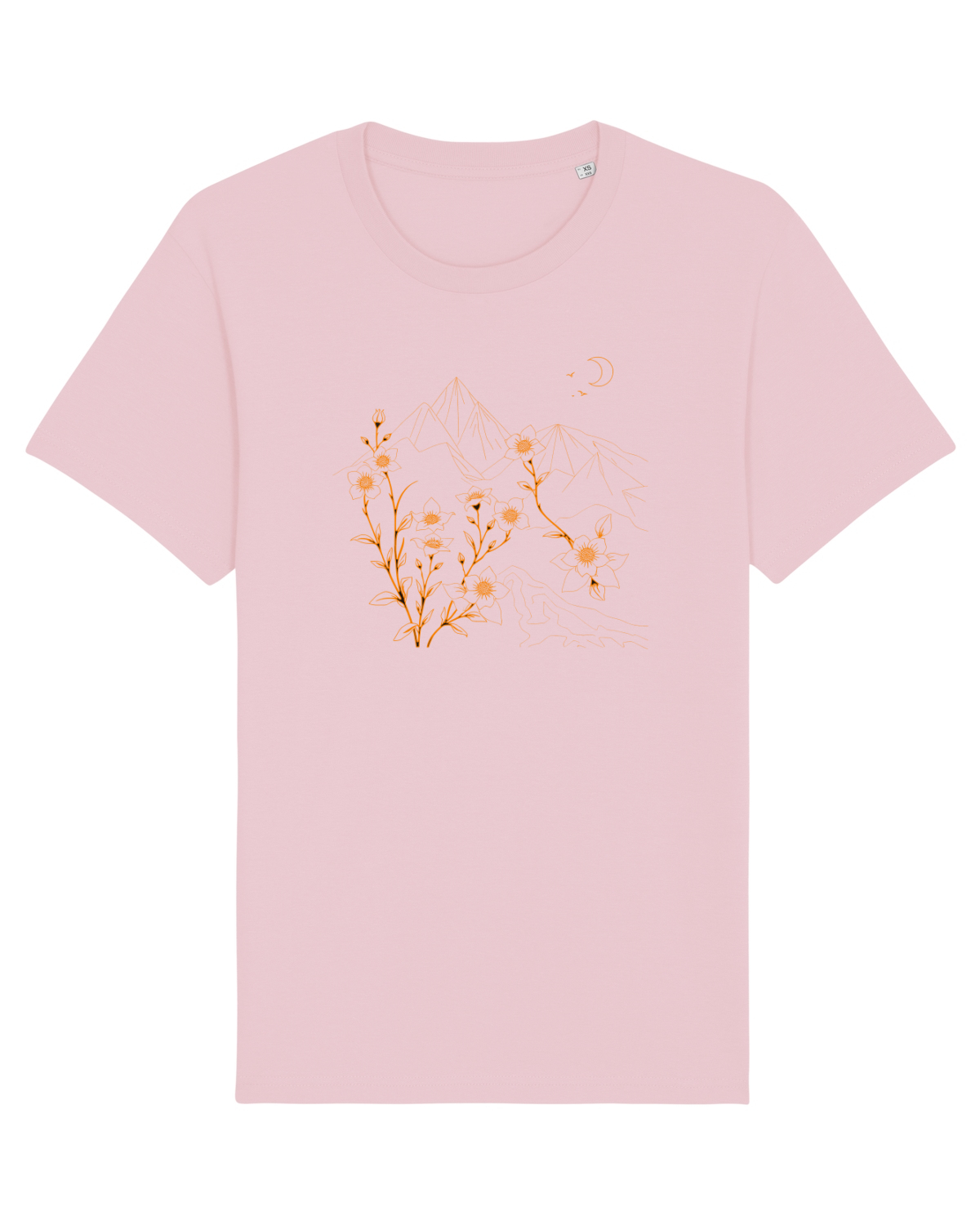 Tricou mânecă scurtă Unisex Rocker Cotton Pink