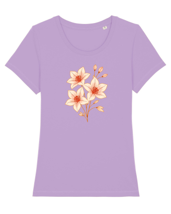 FLORAL GEOMETRIC HIBISCUS  Lavender Dawn