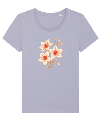 FLORAL GEOMETRIC HIBISCUS  Lavender