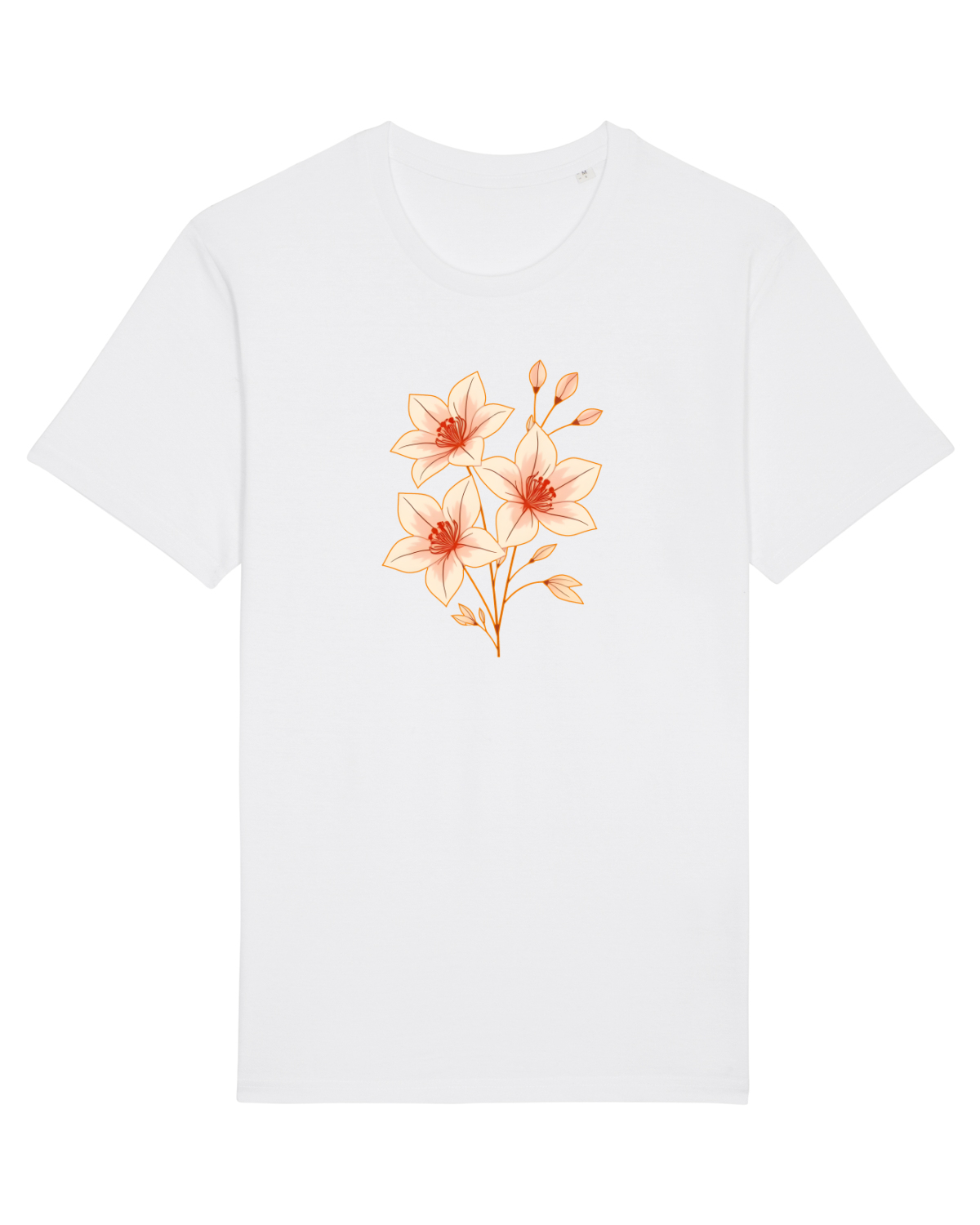 Tricou mânecă scurtă Unisex Rocker White