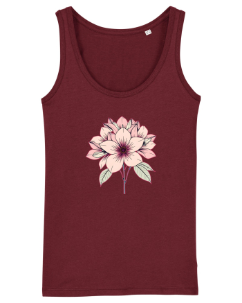 FLORAL GEOMETRIC 9 Burgundy