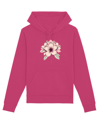 FLORAL GEOMETRIC 9 Raspberry