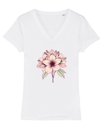 FLORAL GEOMETRIC 9 White