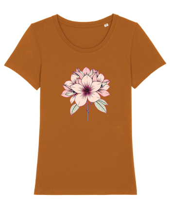 FLORAL GEOMETRIC 9 Roasted Orange