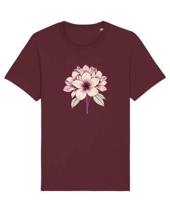 FLORAL GEOMETRIC 9 Burgundy