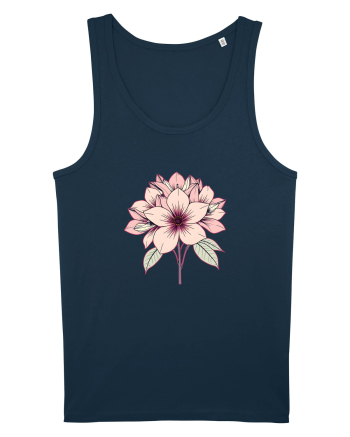 FLORAL GEOMETRIC 9 Navy