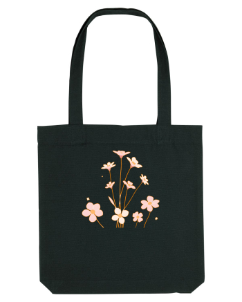 FLORAL GEOMETRIC - FLORI DE CAMP 1 Black