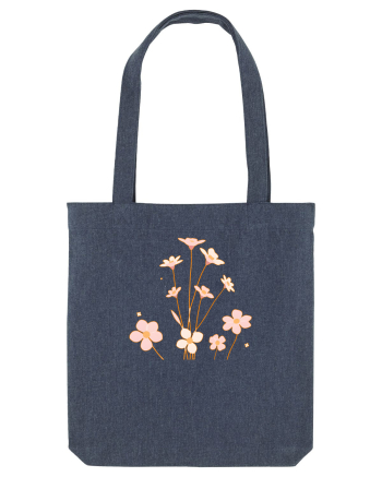 FLORAL GEOMETRIC - FLORI DE CAMP 1 Midnight Blue