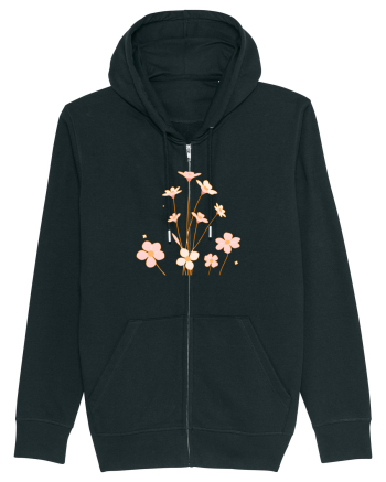 FLORAL GEOMETRIC - FLORI DE CAMP 1 Black