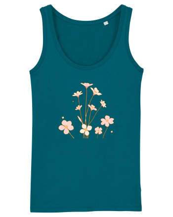 FLORAL GEOMETRIC - FLORI DE CAMP 1 Ocean Depth