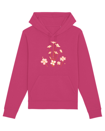FLORAL GEOMETRIC - FLORI DE CAMP 1 Raspberry