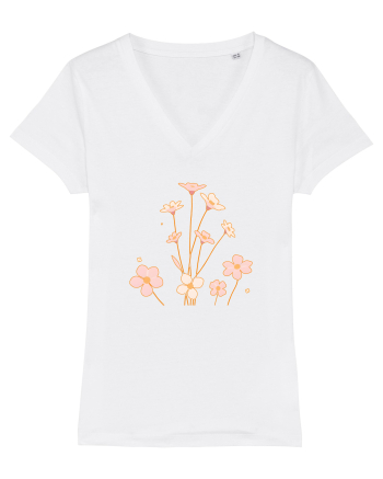 FLORAL GEOMETRIC - FLORI DE CAMP 1 White