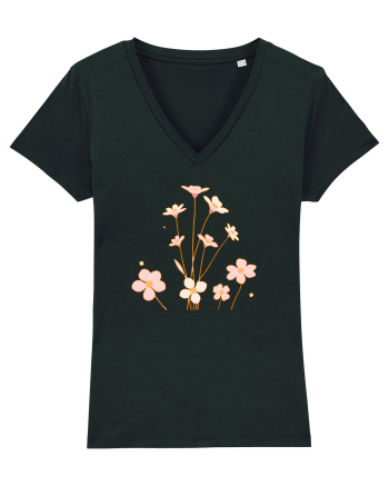 FLORAL GEOMETRIC - FLORI DE CAMP 1 Black