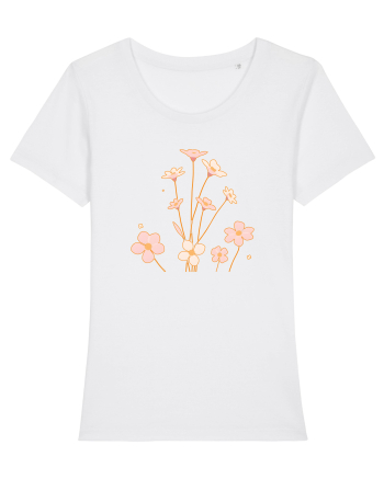FLORAL GEOMETRIC - FLORI DE CAMP 1 White