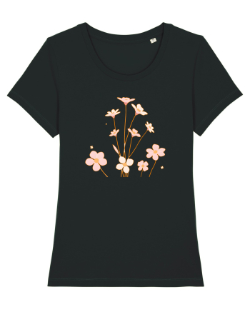 FLORAL GEOMETRIC - FLORI DE CAMP 1 Black