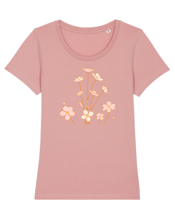 FLORAL GEOMETRIC - FLORI DE CAMP 1 Canyon Pink