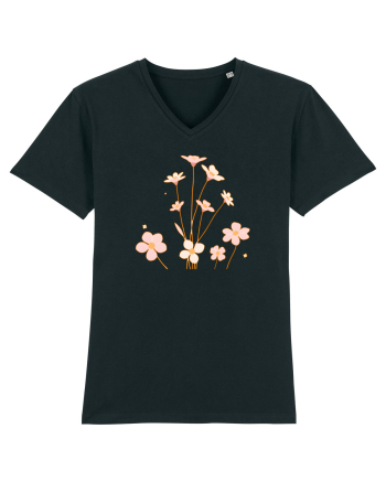 FLORAL GEOMETRIC - FLORI DE CAMP 1 Black