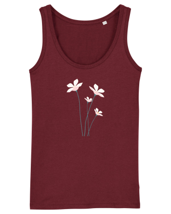 FLORAL GEOMETRIC - FLORI DE CAMP 2 Burgundy