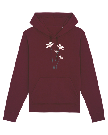 FLORAL GEOMETRIC - FLORI DE CAMP 2 Burgundy