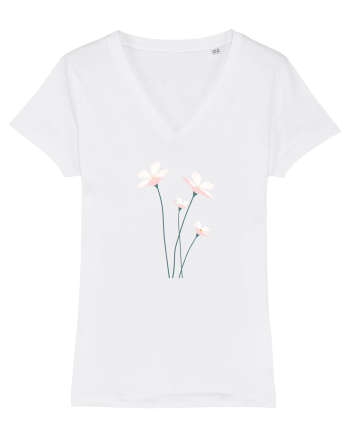 FLORAL GEOMETRIC - FLORI DE CAMP 2 White