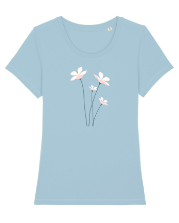 FLORAL GEOMETRIC - FLORI DE CAMP 2 Sky Blue
