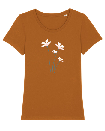 FLORAL GEOMETRIC - FLORI DE CAMP 2 Roasted Orange