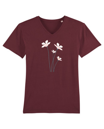 FLORAL GEOMETRIC - FLORI DE CAMP 2 Burgundy