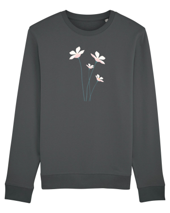 FLORAL GEOMETRIC - FLORI DE CAMP 2 Anthracite