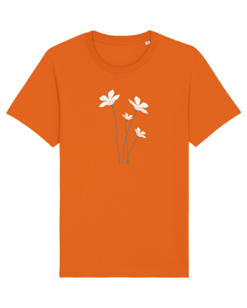 FLORAL GEOMETRIC - FLORI DE CAMP 2 Bright Orange