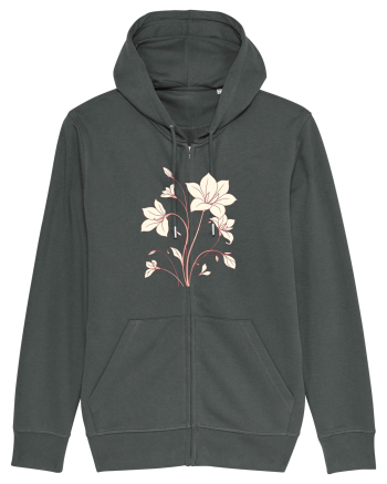 FLORAL GEOMETRIC - CRINI Anthracite