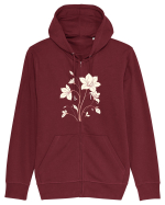 FLORAL GEOMETRIC - CRINI Hanorac cu fermoar Unisex Connector