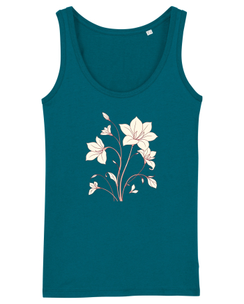FLORAL GEOMETRIC - CRINI Ocean Depth