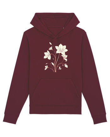 FLORAL GEOMETRIC - CRINI Burgundy