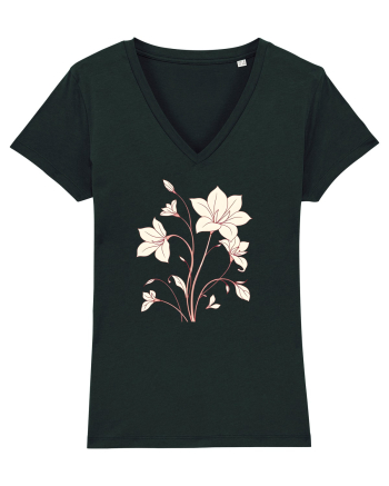 FLORAL GEOMETRIC - CRINI Black