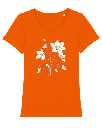 FLORAL GEOMETRIC - CRINI Bright Orange
