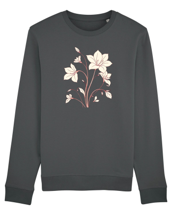 FLORAL GEOMETRIC - CRINI Anthracite