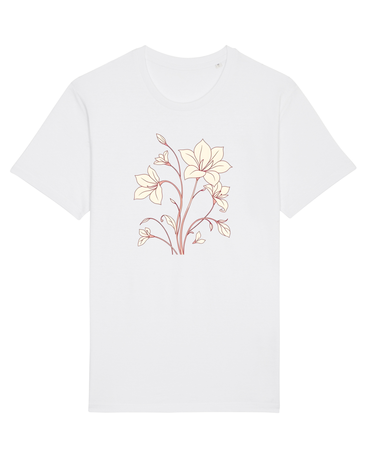 Tricou mânecă scurtă Unisex Rocker White