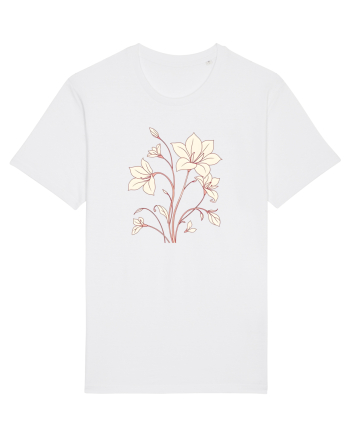 FLORAL GEOMETRIC - CRINI White