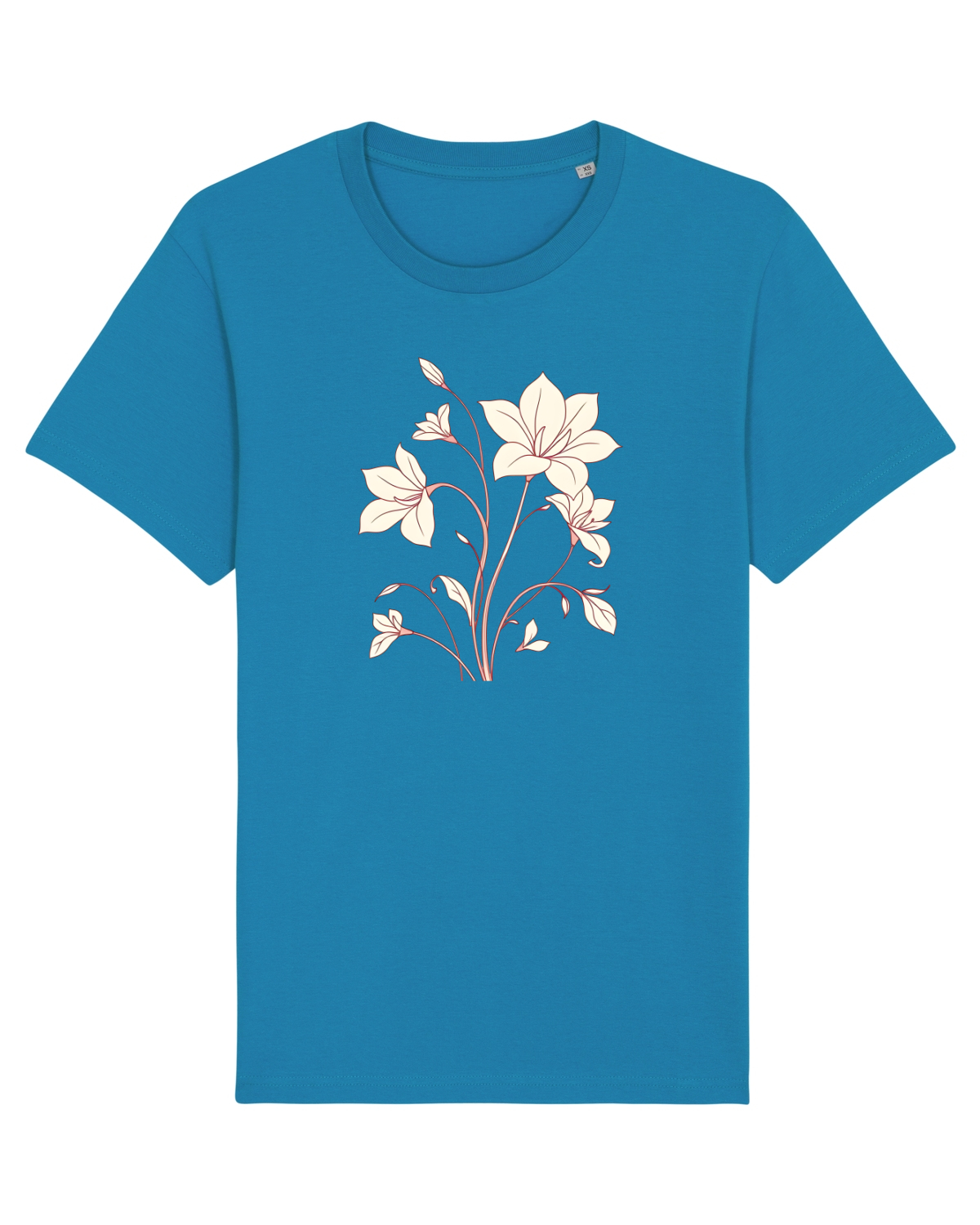 Tricou mânecă scurtă Unisex Rocker Azur